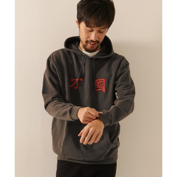 RICE NINE TEN BLEACHED COEXISTENCE HOODIE | アーバンリサーチ サニーレーベル(URBAN RESEARCH  SonnyLabel) | マルイウェブチャネル