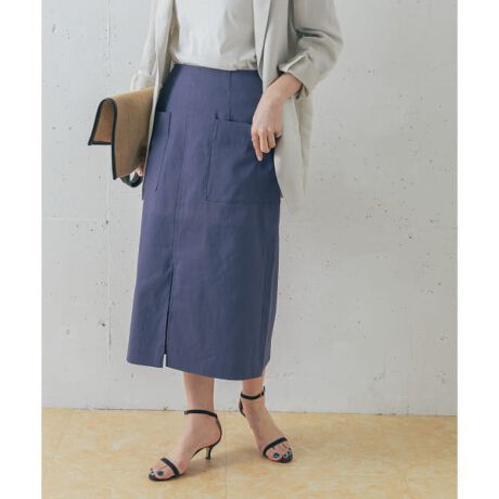 ストレッチリネンタイトスカート | アーバンリサーチ ロッソ(URBAN  