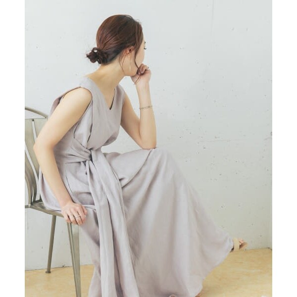 購入特典付き リボンマキシワンピース アーバンリサーチ ロッソ Urban Research Rosso Ra15 26d004