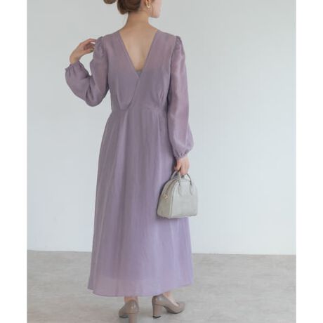 kaene 透けシフォンオーガンジーワンピース | アーバンリサーチ ロッソ  