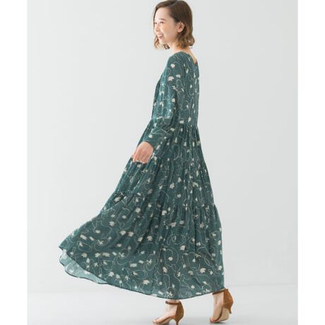 フラワープリントティアードワンピース | アーバンリサーチ ロッソ  