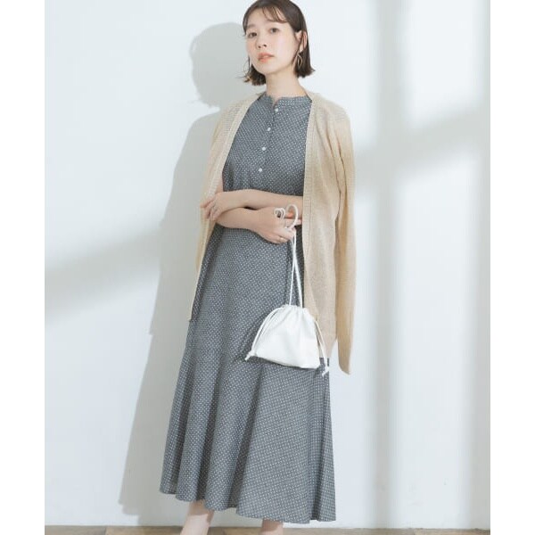 ★ChicLine★ シングルカラー ハーフラッフルフレアワンピース 1.jpg