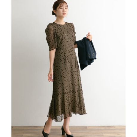 Chaco×ROSSO ドットフロッキードレス | アーバンリサーチ ロッソ(URBAN  