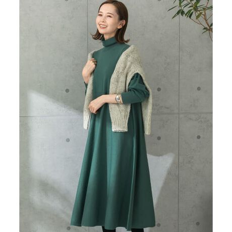 WEB限定』タートルネックフレアワンピース | アーバンリサーチ ロッソ  