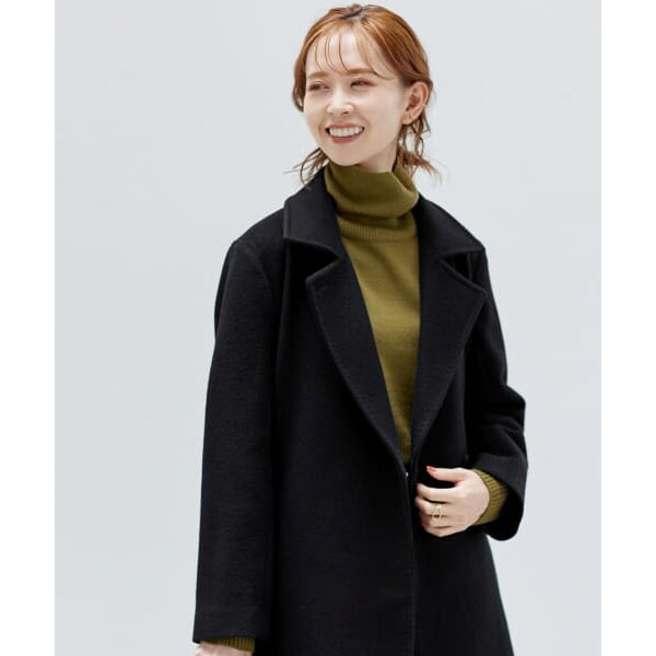 カシミヤ混ショートビーバーコート | アーバンリサーチ ロッソ