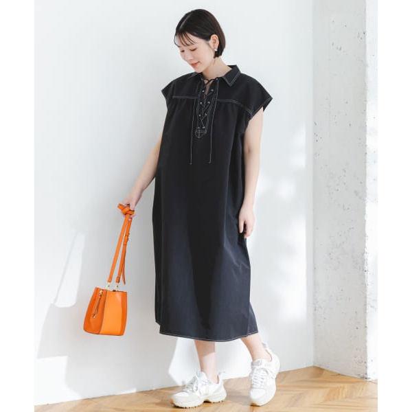 ELY LACEUP A-LINE ONEPIECE-