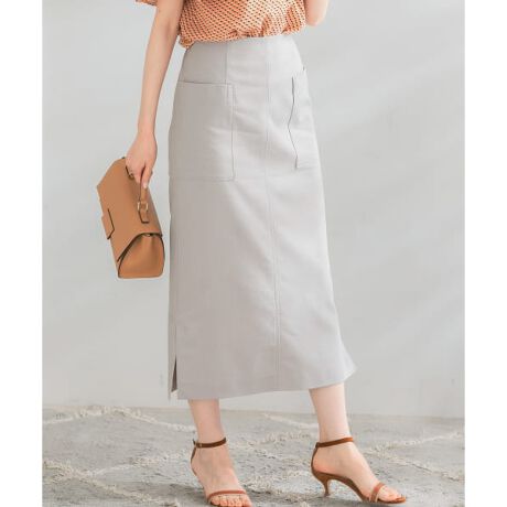 リネンストレッチタイトスカート | アーバンリサーチ ロッソ(URBAN  