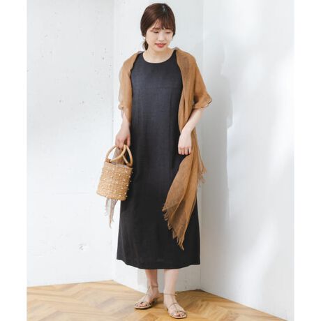 F by ROSSO ウォッシャブルAラインワンピース | アーバンリサーチ  