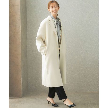 ウールカシミヤリバーチェスターコート | アーバンリサーチ ロッソ  