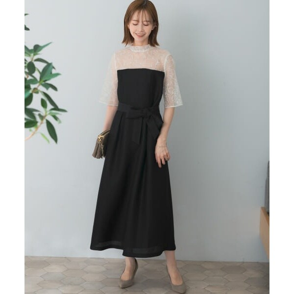 別注　kaene ×ROSSO スパンコールブラウスセットドレス　カエン kaene×ROSSOスパンコールブラウスセットドレス／アーバンリサーチ