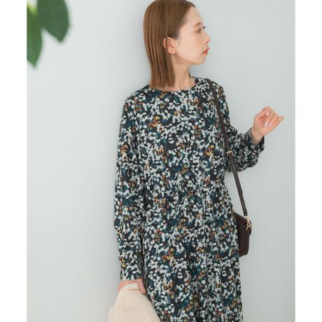 シャドーフラワープリントワンピース | アーバンリサーチ ロッソ(URBAN  