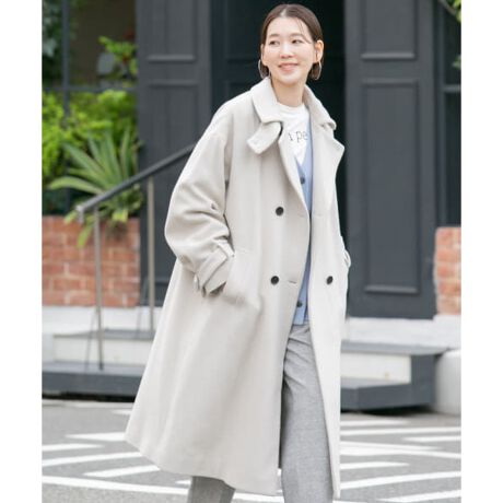 新品◇かぐれ◇ウールステンカラーコート《GRAY》アーバンリサーチ 