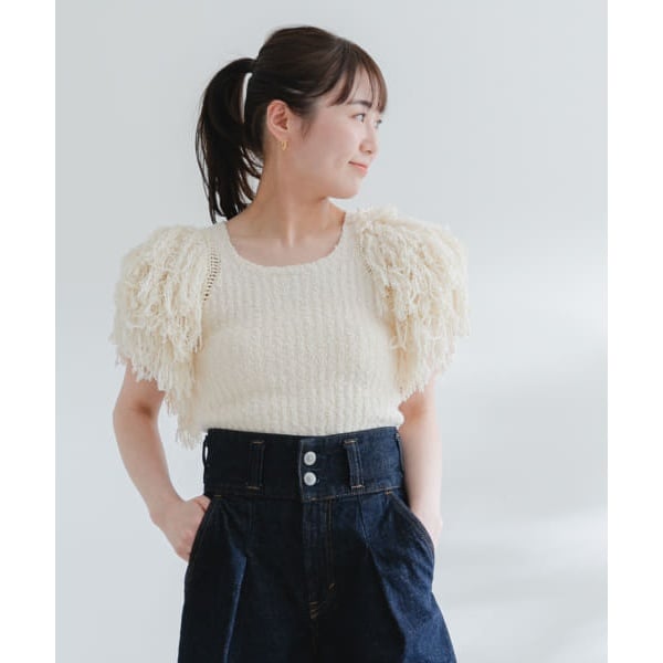 leinwande Hand Fringe Knit Tops | アーバンリサーチ ロッソ(URBAN RESEARCH ROSSO) |  マルイウェブチャネル