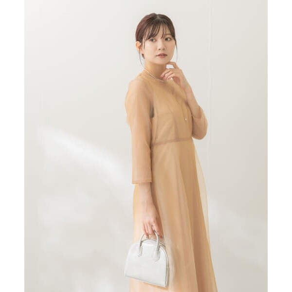 期間限定値下げ　kaene　ラメミックスステッチレースドレス　新品未使用品 kaene ラメミックスステッチレースドレス[RW47-101014]｜URBAN