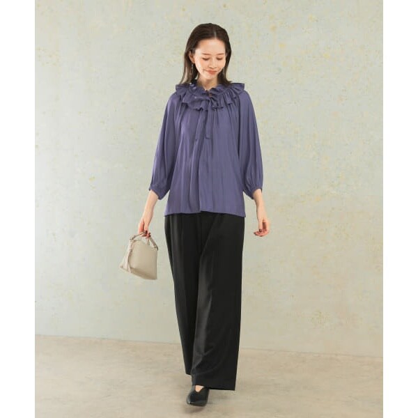 URBAN RESEARCH ROSSO / アーバンリサーチ ロッソ フリルギャザーブラウス URBAN RESEARCH ROSSO WOMEN（アーバンリサーチ ロッソ）の
