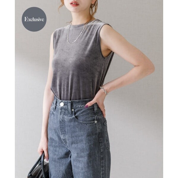 別注』GREYCHORD×ROSSO ROAベロアノースリーブ | アーバン
