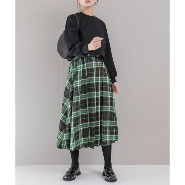 komari様 アーバンリサーチロッソ セミフレアーリネンスカート 36 URBAN RESEARCH ROSSO WOMEN（アーバンリサーチ ロッソ）の