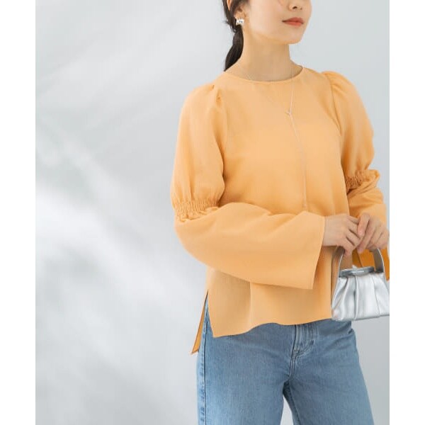 URBAN RESEARCH ROSSO / アーバンリサーチ ロッソ シャーリングベルスリーブブラウス シャーリングベルスリーブブラウス | アーバンリサーチ ロッソ