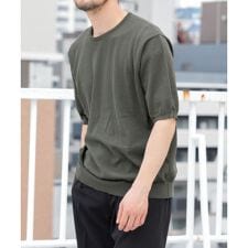 【予約】『UR TECH ひやサラクール』AIRDRY半袖クルーニット | アーバンリサーチ ロッソ