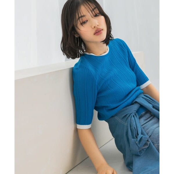 【URBAN　RESEARCH　ROSSO】スパンコールショートニット URBAN RESEARCH ROSSO｜スパンコールショートニット | Rakuten