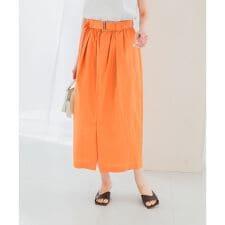 ベルト付スカート