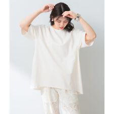 『UR TECH ひやサラクール』F by ROSSO　コクーンフレアチュニックTシャツ