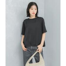 UVカットサテンブラウス