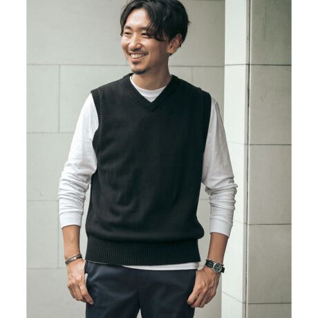 メンズベスト Vネックコットンニットベスト アーバンリサーチ ロッソ Urban Research Rosso Ra96 12m001 ファッション通販 マルイウェブチャネル