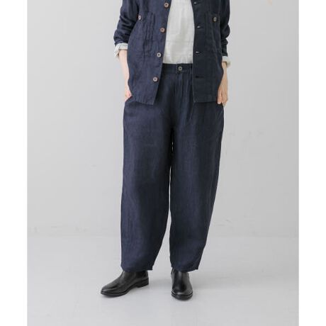 Vlas Blomme KL Denim テーパードワイドパンツ | かぐれ(kagure 