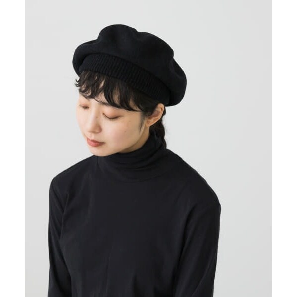 mature ha  ベレー帽 mature ha. berettopgatherriblambwool | かぐれ(kagure