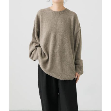 WIRROW Alpaca wool wide knit pullover | かぐれ(kagure) | マルイ 