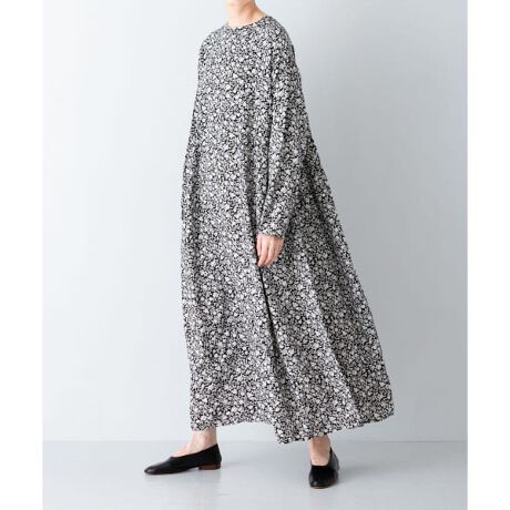 ワンピース 「2サイズ展開」リネンクルーネックワイドワンピース 新品タグ付き かぐれ 2サイズ 新品タグ付き　かぐれ　2サイズ展開リネンクルーネックワイドワンピース　ドアーズ