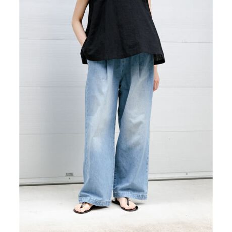 フェードデニムイージーパンツ | かぐれ(kagure) | マルイウェブチャネル 
