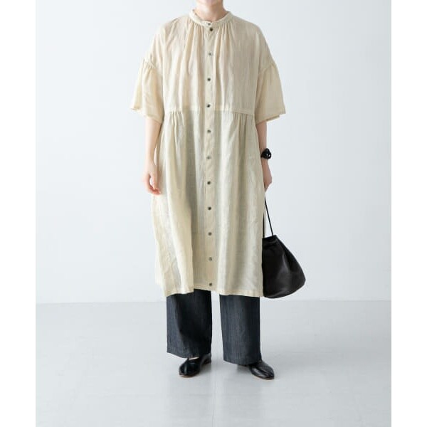 かぐれ キュプラコットンギャザーワンピース 楽天市場】キュプラコットンギャザーワンピース／かぐれ（kagure