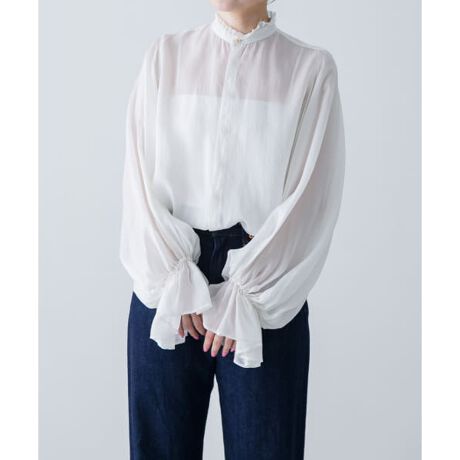 suzuki takayuki bishop-sleeve blouse | かぐれ(kagure) | マルイ  