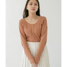 フロントホックデザインカットソー
