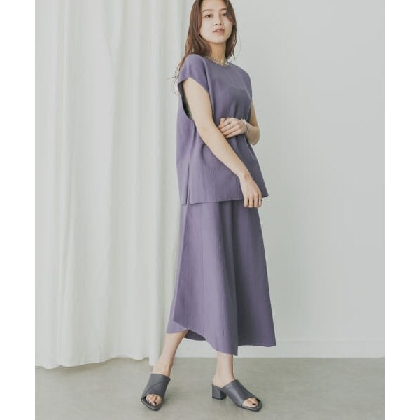 KBF+ ニットベスト+アシメスカートSETUP | KBF(KBF) | KP15-26N250 ...