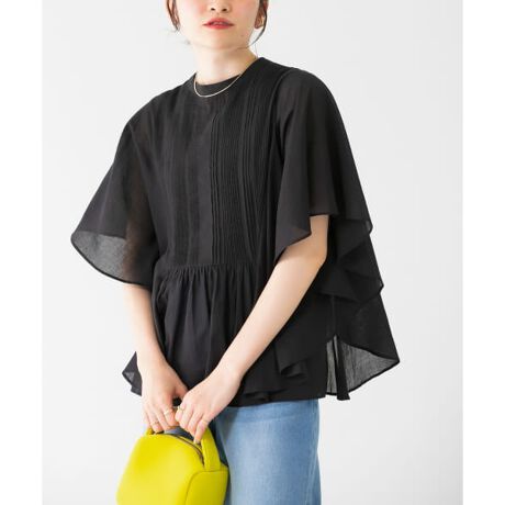 ピンタックバタフライスリーブブラウス Kbf Kbf Kb25 23j390 ファッション通販 マルイウェブチャネル