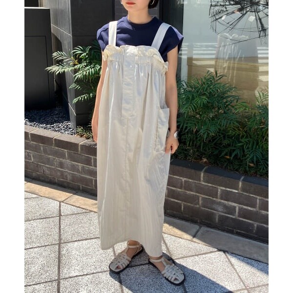 KBF｜ミリタリーフリルジャンパースカート | Rakuten Fashion