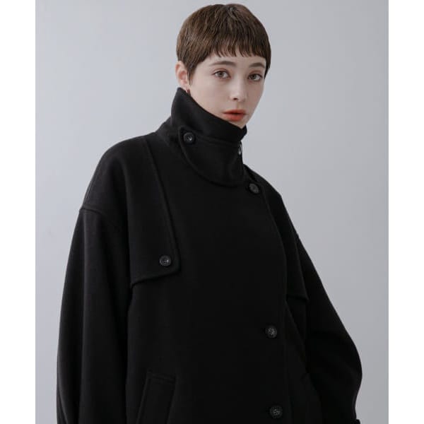 美品】argue コクーンコートベストブラック