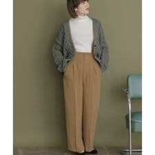 フロントボタンサスペンダー付きパンツ