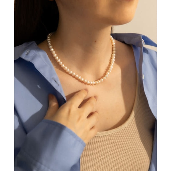 so' 2way pearl necklace slv | スメリー(SMELLY) | SM23-2PF011