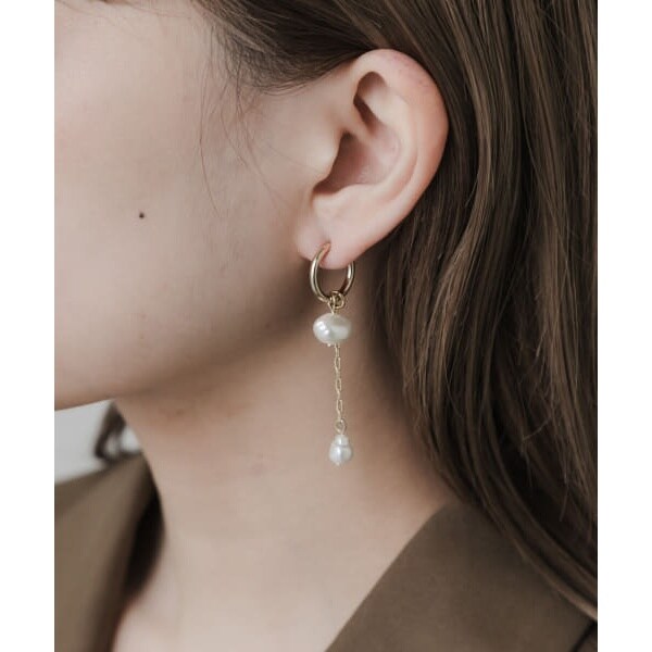 パール&ダイヤ♡【ジュピター】K18 K10 パールネックレス&ピアス☆アガット パール&ダイヤ♡【ジュピター】K18 K10 パールネックレス&ピアス
