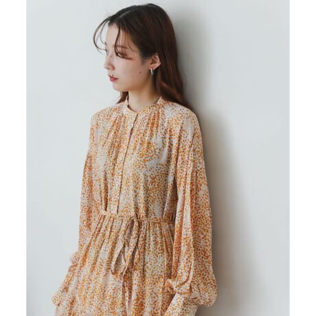 ボリュームスリーブティアードワンピース | センスオブプレイスバイ  