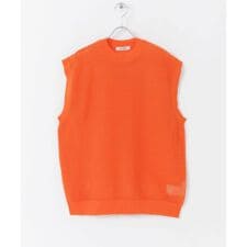 カラフルメッシュニットベスト