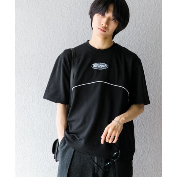 tシャツ モーツァルトスコアＰ天竺　切替ワイドＴ レディース メンズ gomme tシャツ モーツァルトスコアP天竺 ステップT レディース