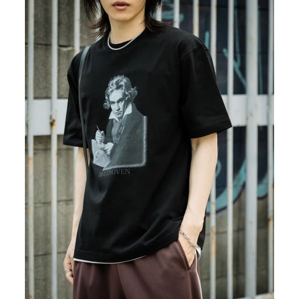 ヴィンテージライクTシャツ(モーツァルト) | センスオブプレイス