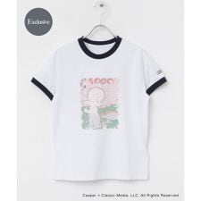 『別注』Casper×SENSE OF PLACE/リンガーTシャツ