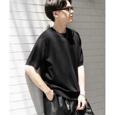 【予約】クルーネックニットショートスリーブTシャツ | センスオブプレイスバイアーバンリサーチ
