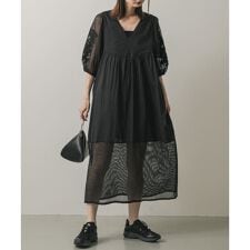 インドシシュウメッシュワンピース